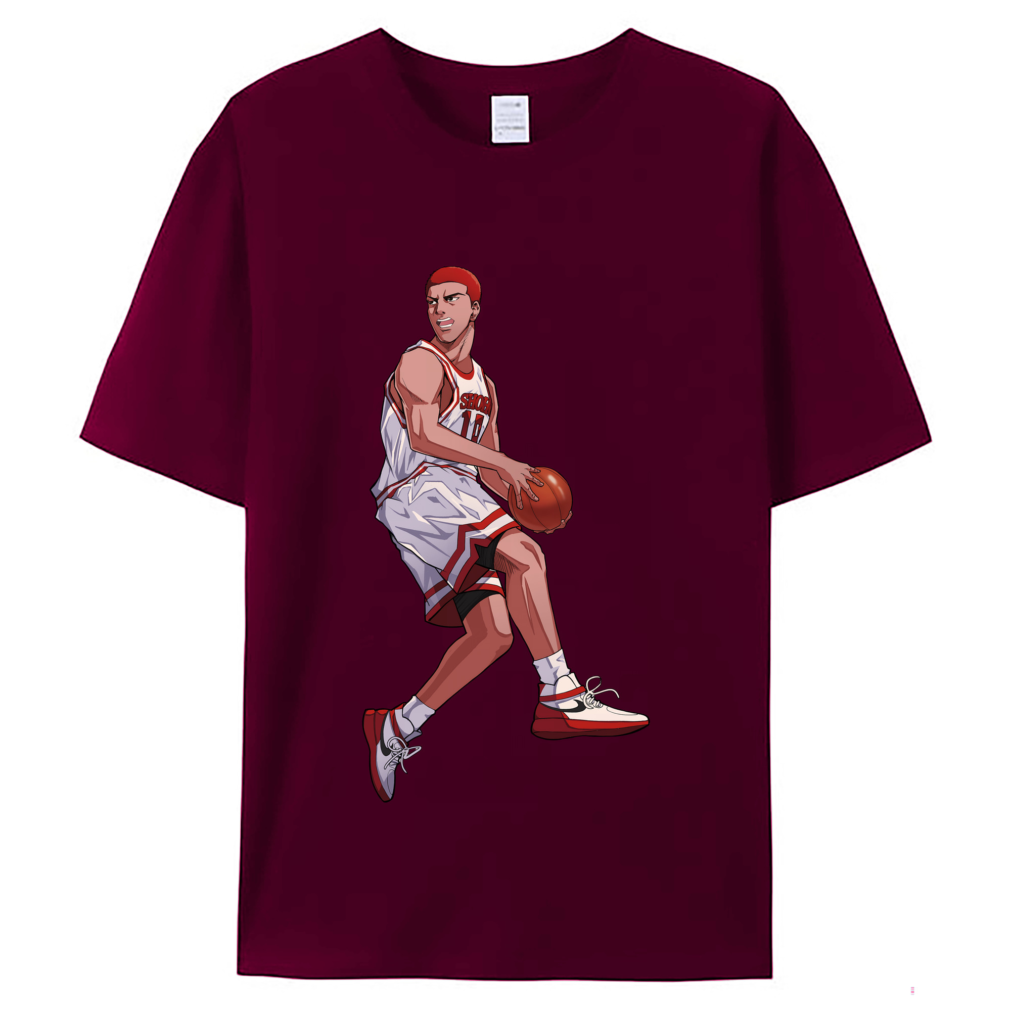 （画像用） SLAM DUNK／スラムダンク レディースカジュアルプリントTシャツ（綿100％）